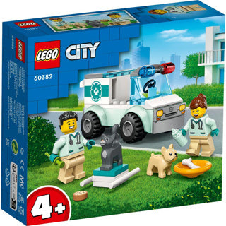 LEGO 60382 City Dierenarts Reddingswagen