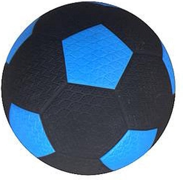 Voetbal Rubber zwart/blauw 5