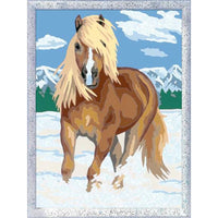 SON: Paard in sneeuw
