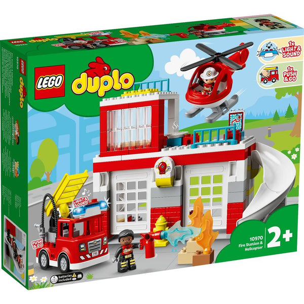 LEGO DUPLO 10970 Brandweerkazerne En Helikoper