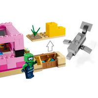 LEGO 21247 Minecraft Het Axolotl-huis