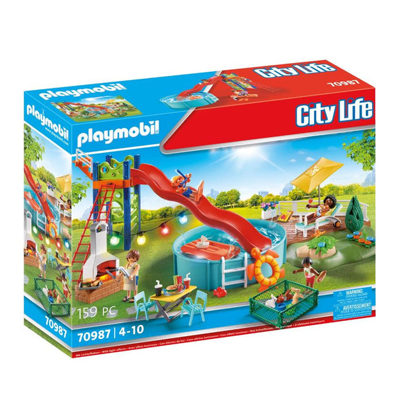 Playmobil 70987 Zwembadfeest Met Glijbaan