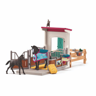 Schleich 42611 Horse Box with mare and foal