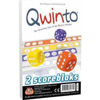 Qwinto Scoreblokken 2 Stuks - Dobbelspel
