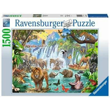 Puzzel (1500) Waterval in de jungle