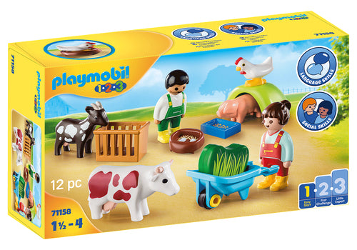 Playmobil 1.2.3 71158 Boerderij