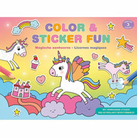 Color & Sticker Fun - Magische eenhoorns