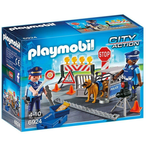 Politiewegversperring Playmobil (6924)